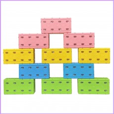 소프트자석벽돌블럭(L18cm) 24pcs